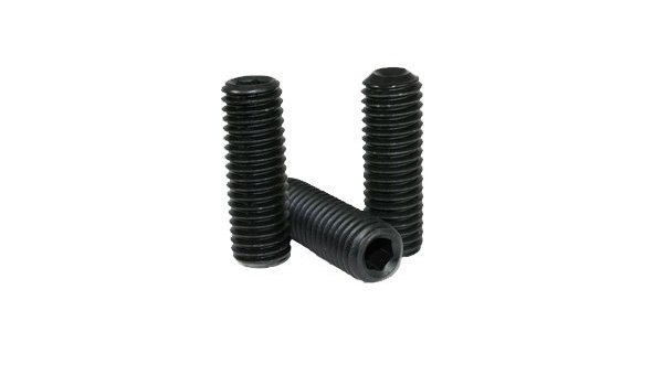 Picture of Brighton Best 131094 1/4"-20X5/16" Socket Set Screws Oval Point Coarse Alloy Thermal Black Oxide